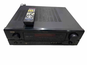 Denon 7.1 Channel Multizone Home Theater Receiver AVR-1906 w/Remote Bundle - Picture 1 of 5