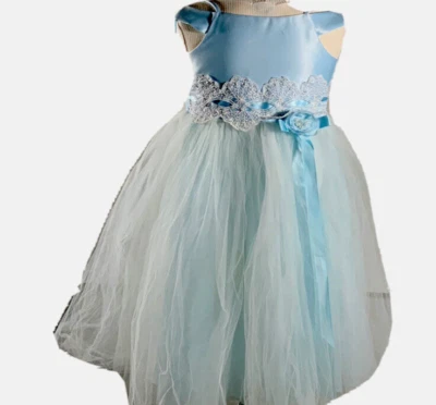 Kid Collection 女童蓝色连衣裙 8 码 — 第 1/4 张图片