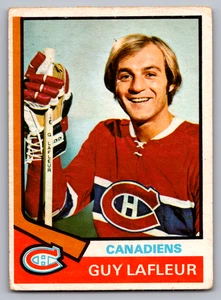 1974-75 O-PEE-CHEE #232 GUY LaFLEUR CANADIENS - Picture 1 of 3