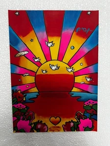 Peter Max - Amazing Oil Paper - Pop Art Style - Signed - A1 - Picture 1 of 2