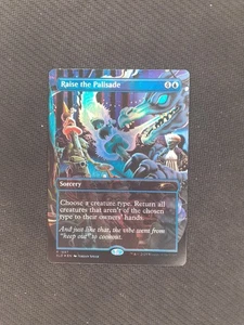 Raise the Palisade (Double Rainbow Foil) Secret Lair Drop Foil - Bild 1 von 2