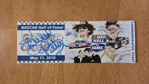 Richard Petty Signed 2010 NASCAR Hall of Fame Ticket Commemorative Autographed - Picture 1 of 3