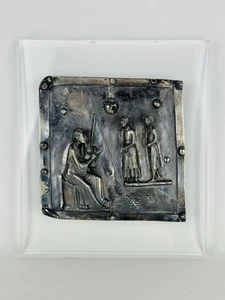Verona Massiccia Placca In Bronzo Argentato Basilica Di San Zeno Su Base Lucite - Foto 1 di 14