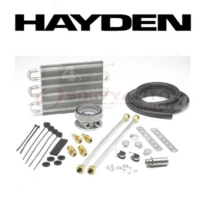 Hayden Engine Oil Cooler for 1942-1949 Buick Roadmaster Series 70 - Belts jm Foto 1 de 4