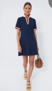 Tuckernuck Hutton Midnight Navy Hutton Polo Dress, Size XL NWT - Picture 1 of 5