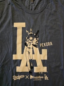 Dodgers × hololive production 2024 “Pekora” T-Shirt Large - Picture 1 of 6