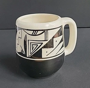 Ute Bergstamm Kaffee Keramik Henkelbecher Vintage Indianer - Bild 1 von 11