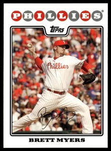 2008 Topps Brett Myers Philadelphia Phillies #262 - Picture 1 of 2