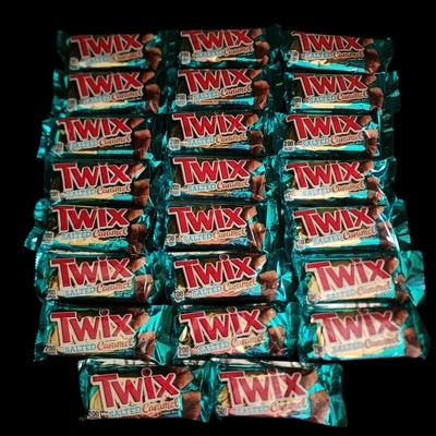 23 ct TWIX Salted Caramel candy Bars FREE shipping! BB July 2025 - Image 1 of 3
