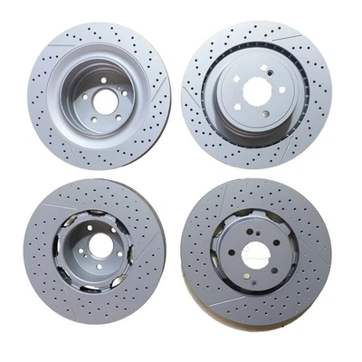 NEW For Mercedes Benz E63 AmgS C63 Cls63 Amg front and rear brake rotors US - Image 1 of 4