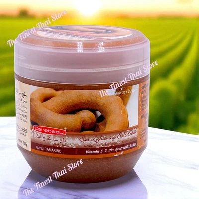Exfoliante aclarador de sal de tamarindo Carebeau Spa, exfoliante corporal Jumbo 700 g Foto 1 de 3