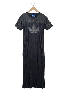 ADIDAS Vestido de tela de sudadera Mujeres Vestido Talla EU 34 negro look casual - Imagen 1 de 5