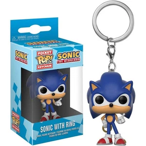 Pocket Pop Portachiavi Sonic Con Ring Funko - Imagen 1 de 1