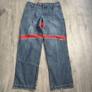 Icon Victory Pant Mens Size 38 Motocross Racing Biker Denim Button Fly Jeans - Picture 1 of 22