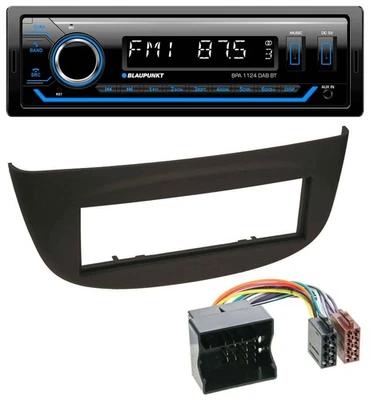 Blaupunkt Bluetooth USB DAB MP3 Autoradio für Renault Twingo (07-14) schwarz - Bild 1 von 4