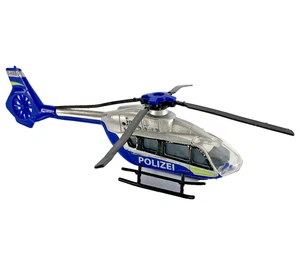 Majorette Helicopter Eurocopter H 145 EC145 German Polizei 322B 1:64 Scale Blue - Bild 1 von 8