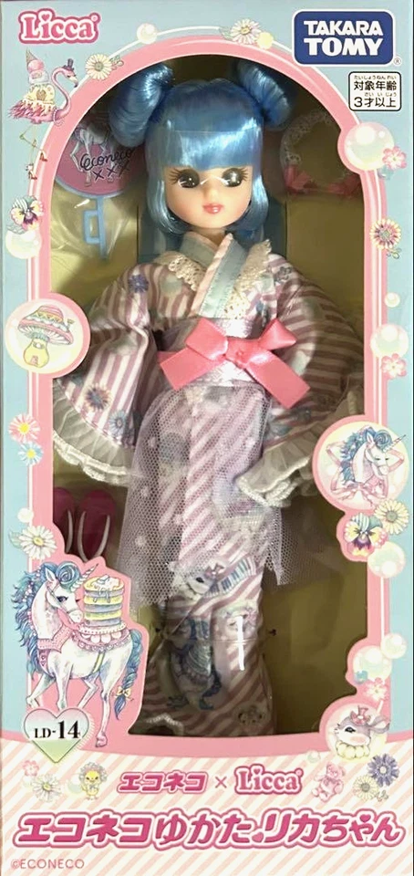 TAKARA TOMY Licca-chan LD-14 ECONECO Yukata Licca-chan fm Japan