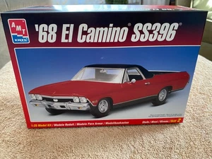 AMT '68 Chevrolet El Camino SS396 Model Kit 1:25 Scale Skill Level 2 Open Box - Picture 1 of 23
