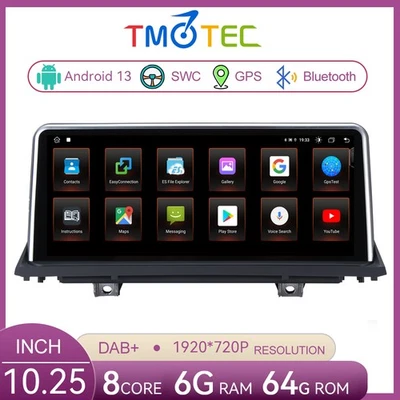 10,25" Android 12 Autoradio 8Core 4+64GB GPS SAT 4G für BMW 3er E90 E91 iDrive  - Bild 1 von 4