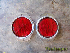 2 x new Red Reflectors Jeep M151 A1 A2 Willys MB M38 M35