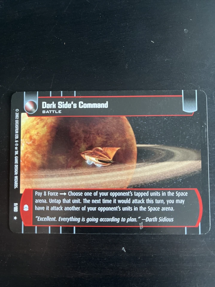 Star Wars TCG - Dark Side’s Command - Attack of the Clones - 11/180 Card - Image 1 of 1