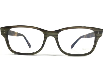 Monturas de gafas Nash madera de cuña C14 verde madera grano marrón tortuga 53-18-145 Foto 1 de 4