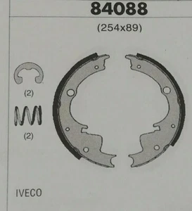 KIT GANASCE FRENI POST. IVECO DAILY GRINTA PERMAFUSE 84088 - Imagen 1 de 4
