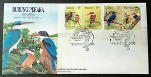 1993 Malaysia Birds --- Kingfishers 4v Stamps FDC (Melaka Cancellation) Best Buy - Picture 1 of 1