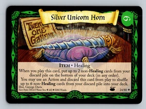 Harry Potter TCG Diagon Alley Silver Unicorn Horn #24/80 Item Rare Card TCG CCG - Picture 1 of 2