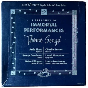 A Treasury Of Immortal Performances Theme Songs 45 RPM Collectors Edition Set - Picture 1 of 16