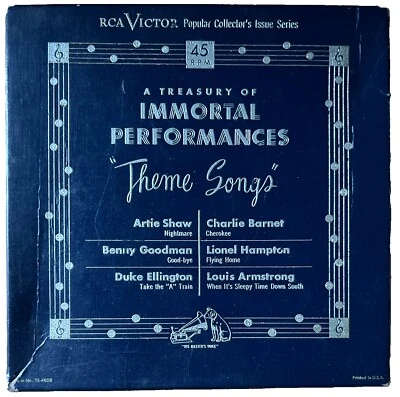 A Treasury Of Immortal Performances Theme Songs 45 RPM Collectors Edition Set - Image 1 of 4