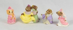 Hallmark Merry Miniatures Figur - 4er Set - Vintage 90er - Fairytales Princess - Bild 1 von 6