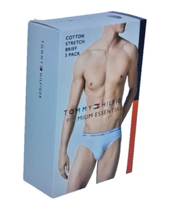 Tommy Hilfiger, Size Medium, Men's 3 Pack, Cotton Briefs, Gift Boxed RRP: $79.95 - Picture 1 of 6