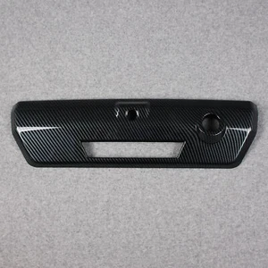 Fits Ford F-150 2021-2024 2025 Rear Tail Gate Door Bowl Handle Cover Trim Carbon - Picture 1 of 8