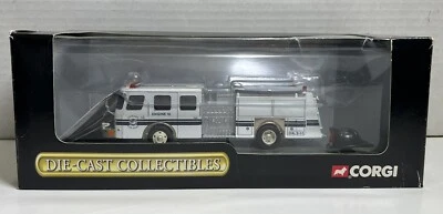 54703: Camión diecast bomba de bomberos Newark montaje lateral Corgi 1/50 E-One Foto 1 de 4