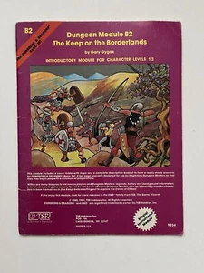 Dungeons And Dragons The Keep on the Borderlands B2 TSR 1980 - Imagen 1 de 11