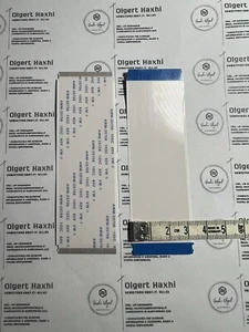 flat cable, cavo piatto, passo 0,5mm 60 Pin AWM 20706 105C 60V VW-1, lungh 10cm - Foto 1 di 3