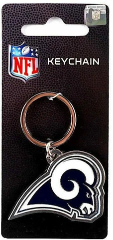 Los Angeles Rams Heavyweight Metal Keychain Keyrings Cover