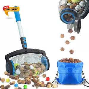 Nut Gatherer Walnut Picker Upper Roller Pinecone Picker Upper Side Opening Dump - Picture 1 of 7