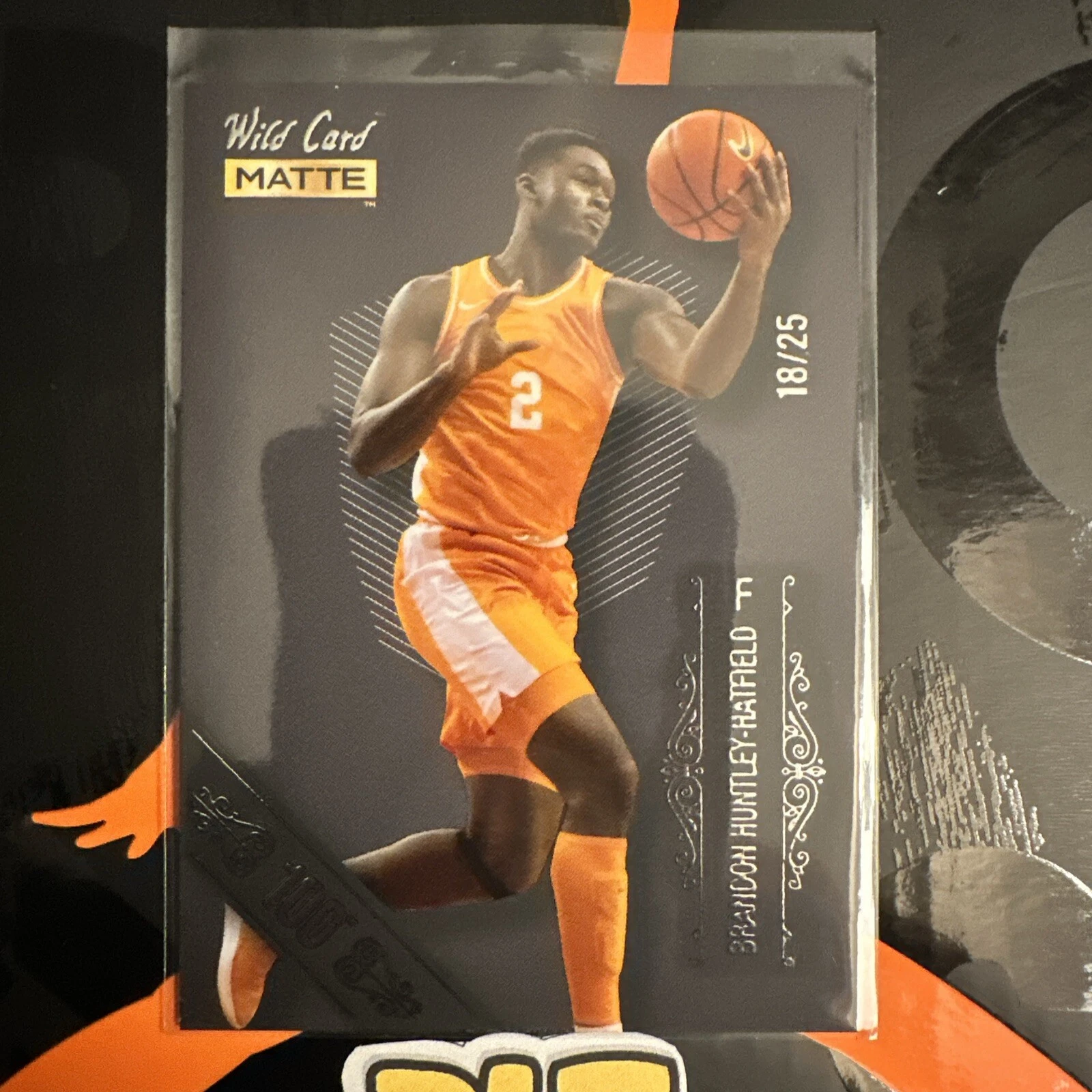 BRANDON HUNTLEY-HATFIELD 2022-23 Wild Card Matte 18/25 STRIPE 100