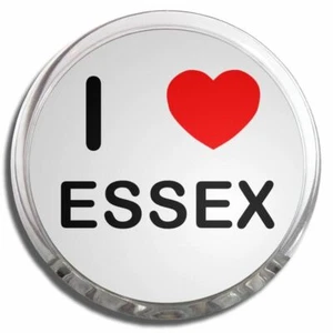 Essex I Love Heart Memo Fridge Magnet Plastic Clip (58mm) - Picture 1 of 2