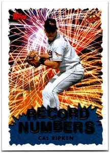 Topps Record Numbers 1999 #RN9 Cal Ripken Jr. - Imagen 1 de 2