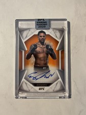 2020 Topps UFC Striking Signatures Autograph Eryk Anders /50 #STS-EA Orange