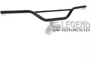 Yamaha DT250 DT400 4" Rise Handlebars 7/8 22mm Black Moto x Enduro Trail - W5-06 - Picture 1 of 2