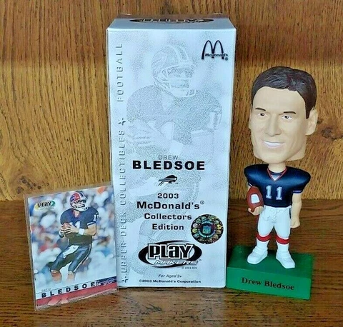Buffalo Bills NFL 2003 McDonald's Collectors Edition DREW BLEDSOE BOBBLE HEAD Cover