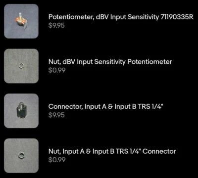 Peavey PV 1200 Power Amplifier Parts / Hardware ***USED PARTS SALVAGE*** PV1200 - Image 1 of 4