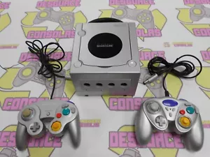 Nintendo GameCube Consola no lee juegos - Plata + 2 mandos - Imagen 1 de 8