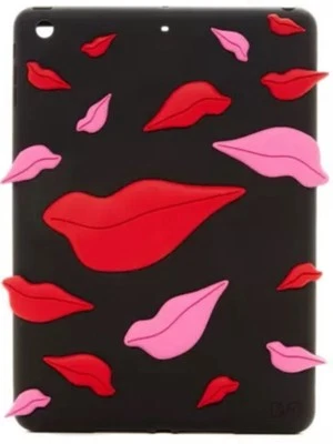 $98 DIANE von FURSTENBERG iPAD AIR Case 3D Lips Black Pink Red Saks New In Box - Image 1 of 4