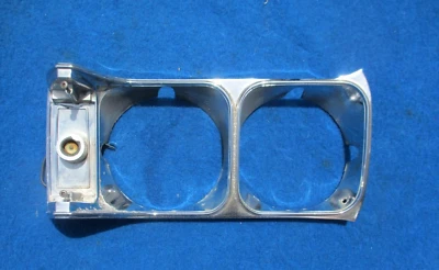 1972 Rambler Ambassador Farol Direito Moldura Aro Original AMC BOM USADO - Imagem 1 de 4