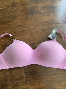 NWT WACOAL 852189 HOW PERFECT WIRE FREE COMFORT T-SHIRTS BRA 34DD/PINK REG$68 - Picture 1 of 6